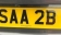 SAAB 2B Front Number Plate
