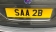 A LOVELY UNIQUE PRIVATE REGISTRATION PLATE SAA 2B FOR SALE ON RETENTION