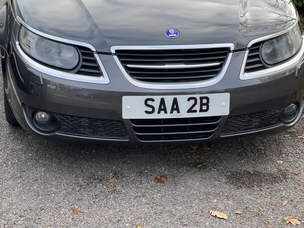 A LOVELY UNIQUE PRIVATE REGISTRATION PLATE SAA 2B FOR SALE ON RETENTION